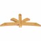 Ekena Millwork Davenport Rough Sawn Timber Gable Bracket, Western Red Cedar, 84"W x 35"H x 4"D x 6"F, 10/12 Pitch GBW084X35X0406DAV00RWR - alternate 3